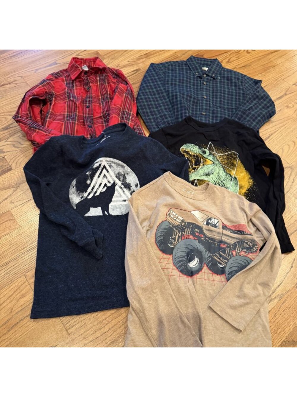 The CHildrens Place and Various Lot of 5 Boys 5/6 Shirts